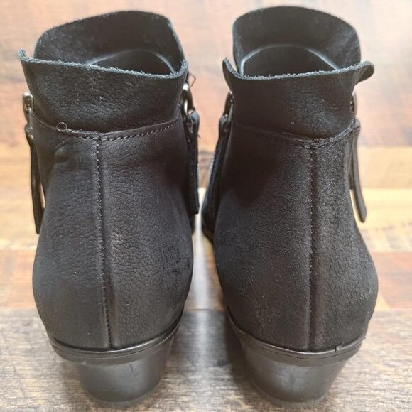 Paul Green Women’s Malibu Slice Zip Ankle Bootie Gray Leather Size 6UK / 8.5US - Picture 3 of 9